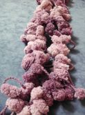 Cachecol  Lã Pompom (Roxo)