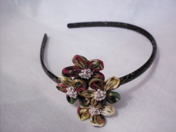 Tiara em Buqyê (Marrom)